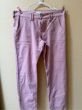 Pilcro Dusty Pink High-Rise Pants